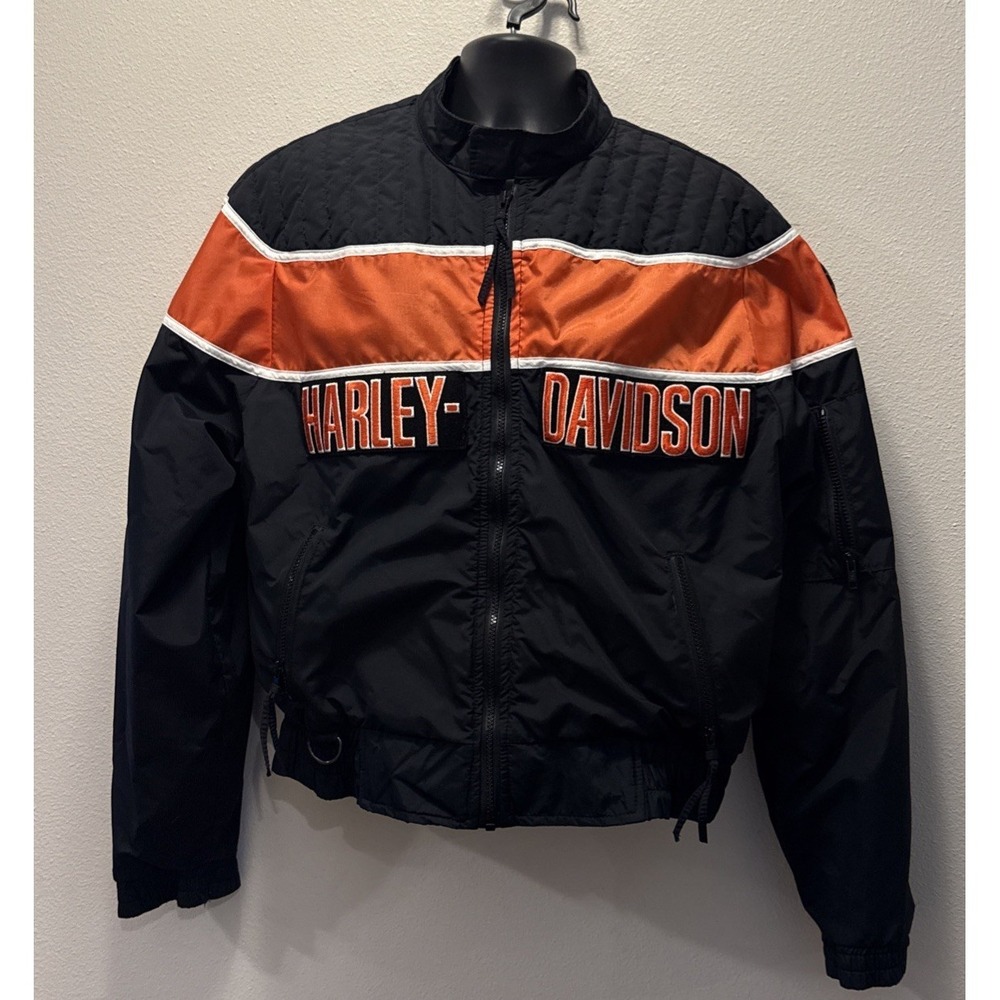 Harley-Davidson Vtg. Mens Nylon Racing Team Jacket Extra large.